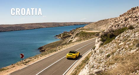 Croatia corporate incentive supercar tour