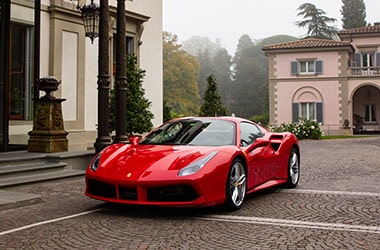 Ferrari 488 Spider Tuscany Villa Cora