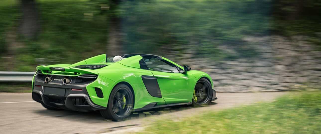 Rent a McLaren 675LT Spider in Europe