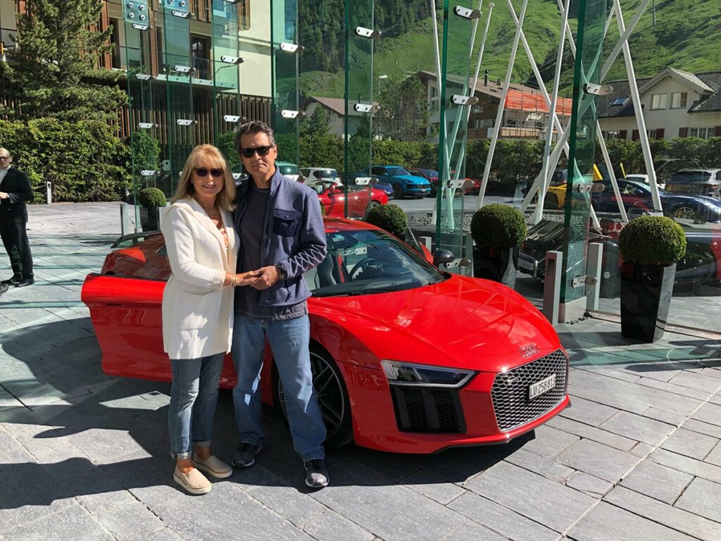 Swiss Alps driving holiday Audi R8 V10 Plus