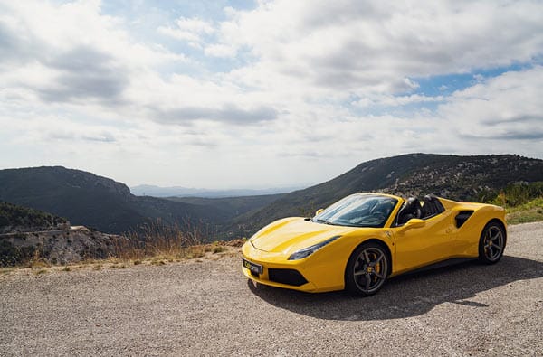 Route Napoleon Ferrari 488 Spider