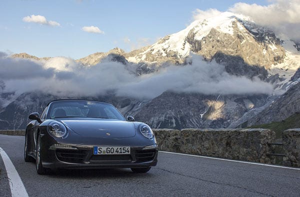 Stelvio Pass Italy Porsche 991 Targa 4S