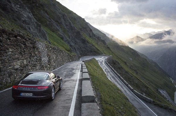 Stelvio Pass Porsche 991 Targa 4S