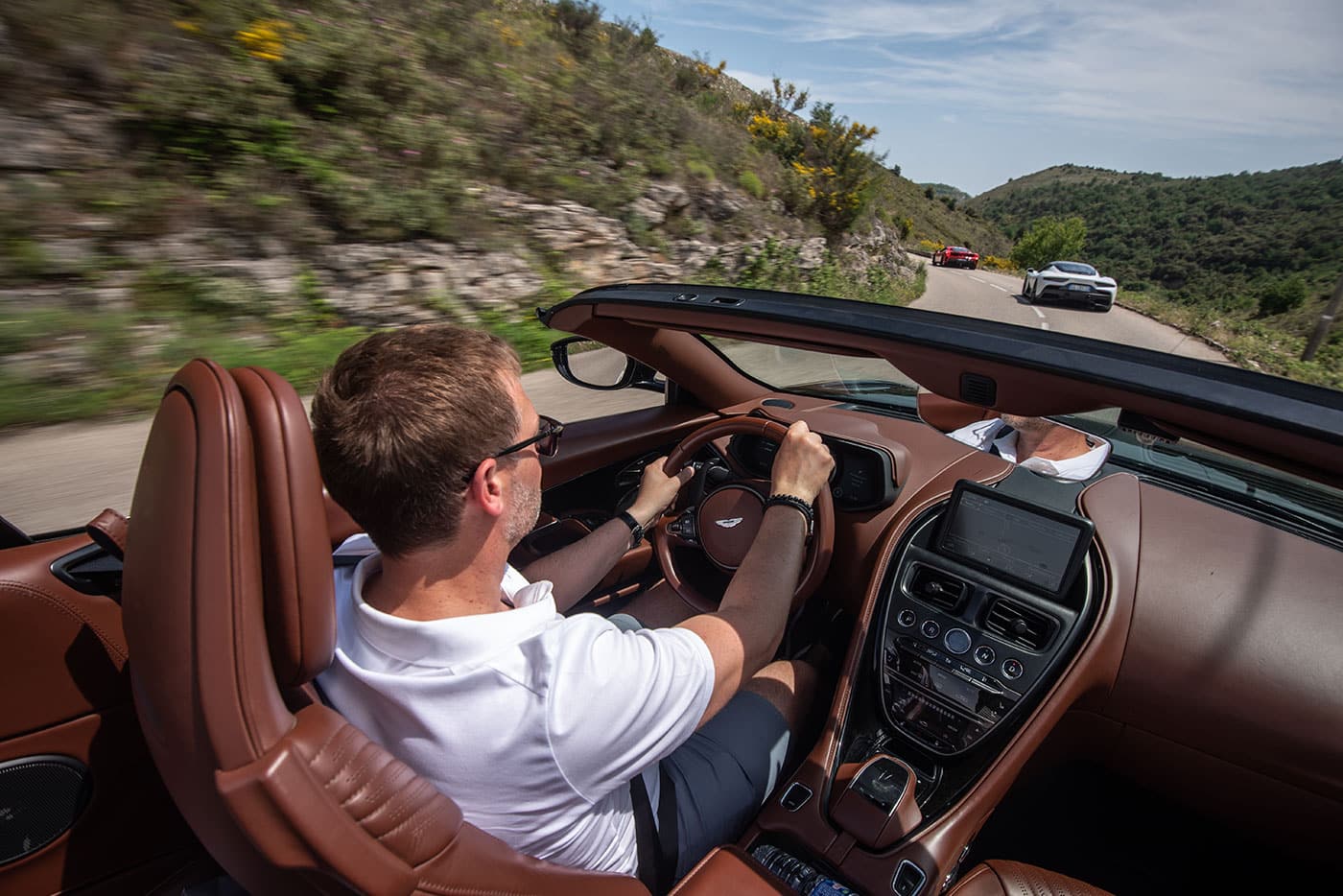 Aston Martin DB11 Volante driving tour Europe