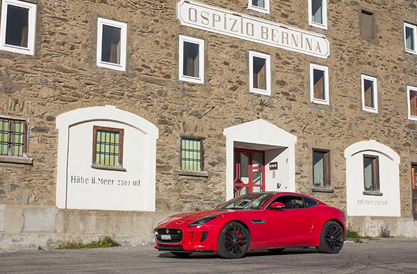 Bernina Pass Jaguar F-TYPE R