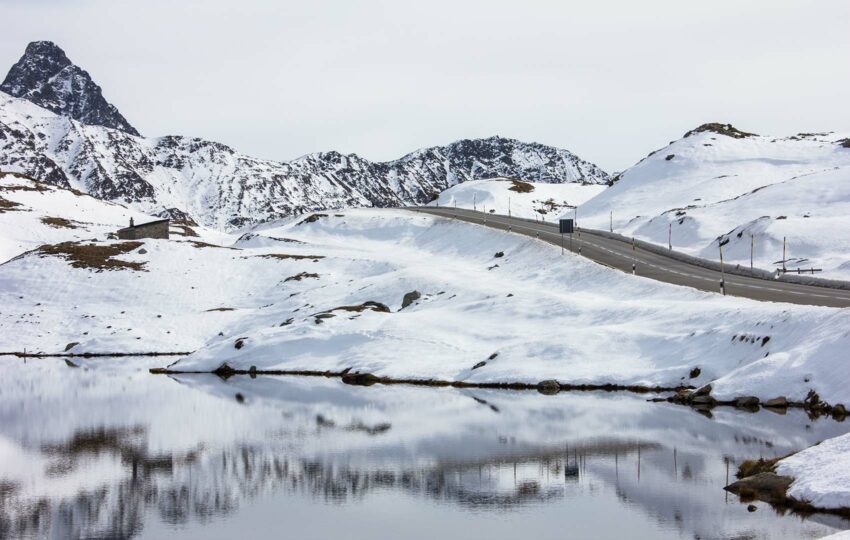 Bernina Pass Swiss Alps Switzerland