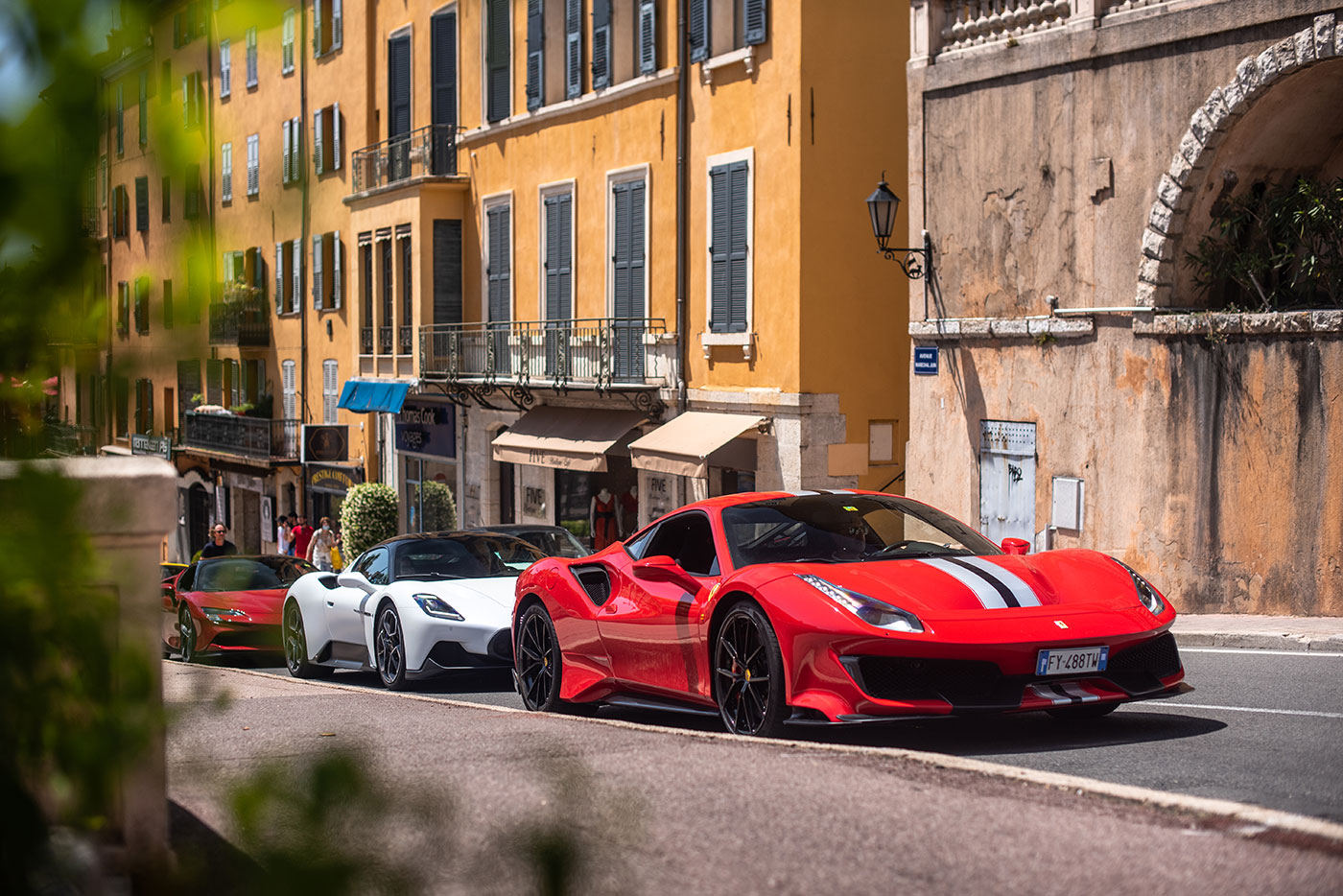 Ferrari 488 Pista rental Monaco