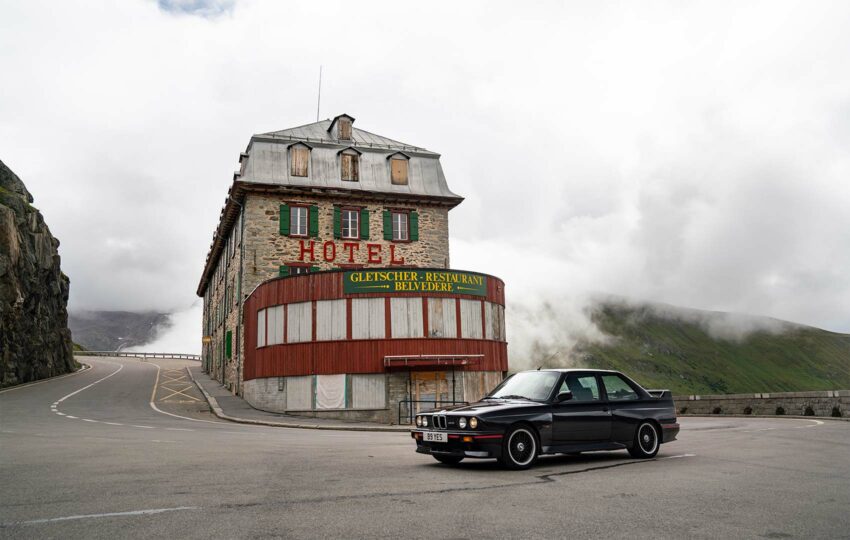 Furka Pass BMW E30 M3 classic