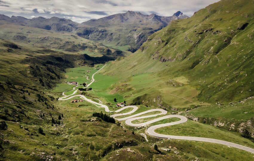 Julier Pass driving holiday