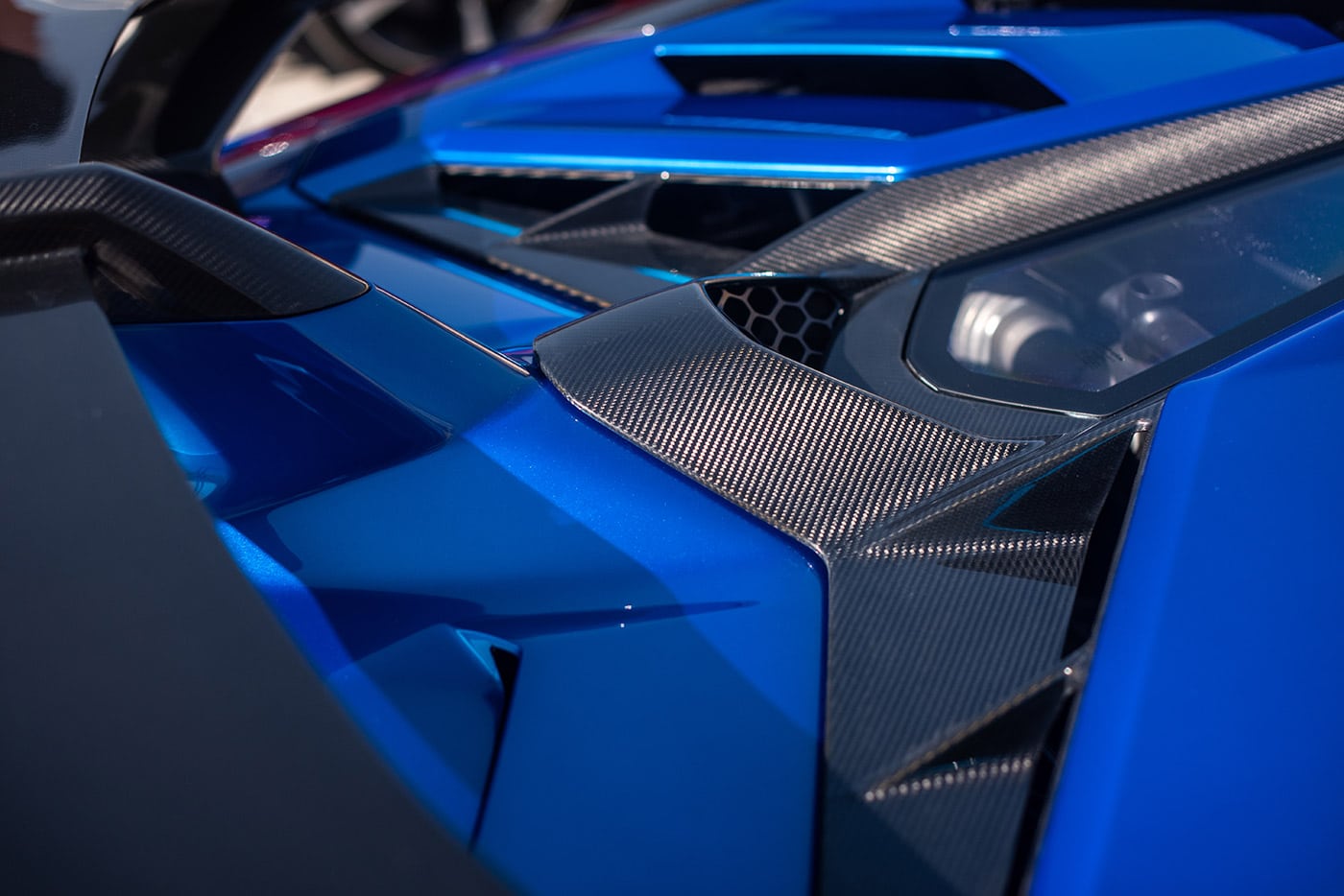 Lamborghini Aventador SVJ carbon detail