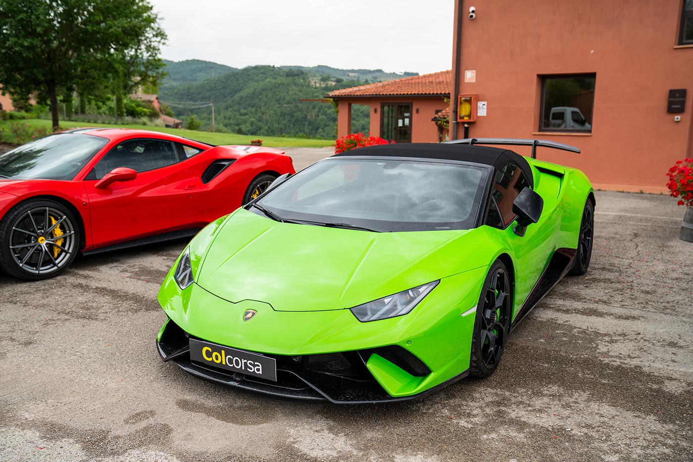 Lamborghini Huracan Performante Spyder verde