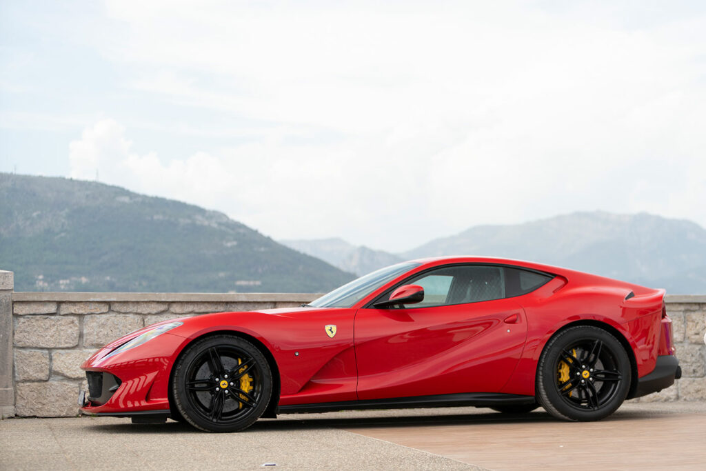 Rent a Ferrari 812 superfast in Europe Exotic car hire Colcorsa