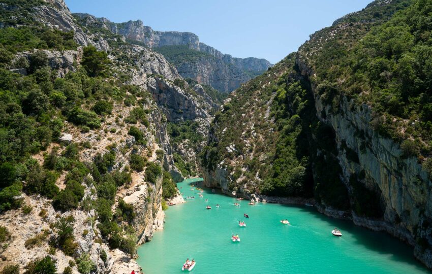 Verdon Gorge summer kayaking